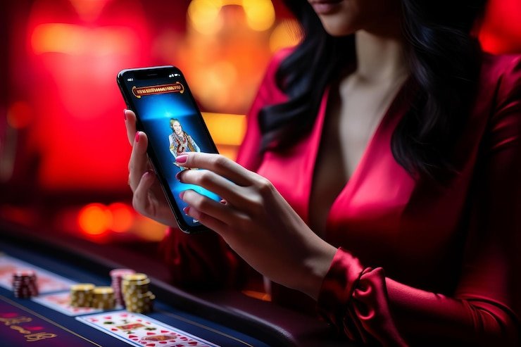 Ilustrasi panduan akun di layar mobile